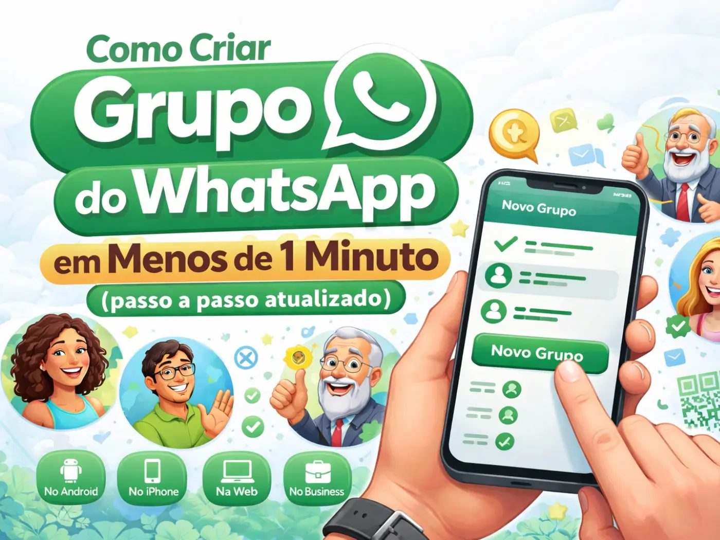 Como criar grupo do whatsapp